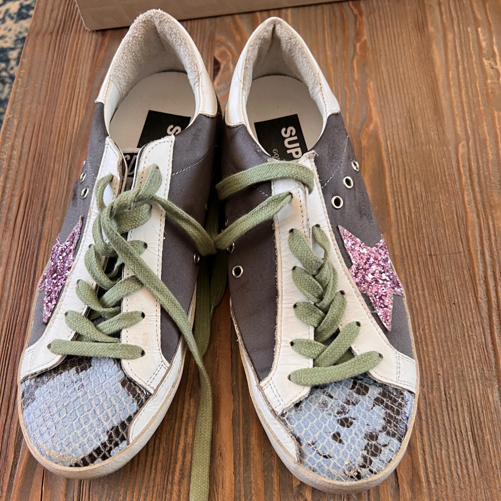 Golden Goose Size 6. Only Worn Once!! I Have The Original Box And Passport.